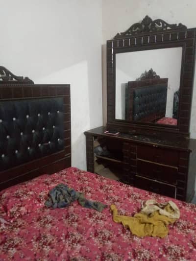 Bed dressing wooden bed bed set