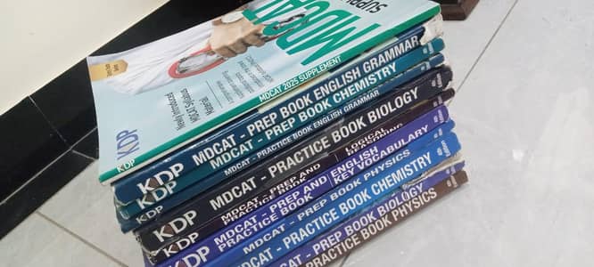 A set of Kips Mdcat Books