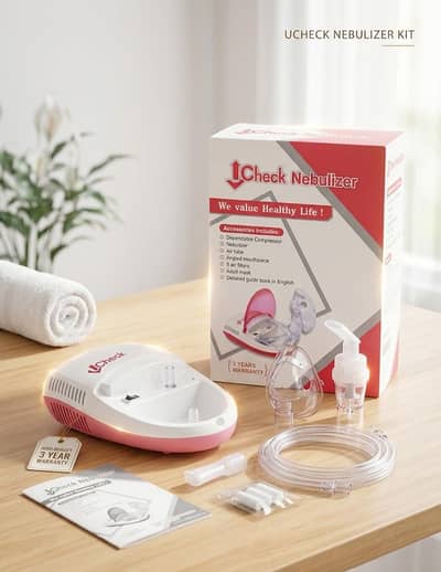 UCheck Air Piston Compressor Nebulizer Kit - 3 Years Warranty