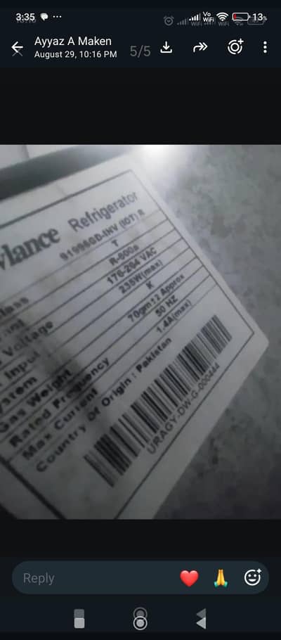 Dawlance Reflection Series – Model 91999. inverter fridge