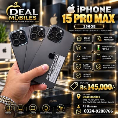 iPhone 15 Pro Max 256GB Jv Sim Locked Apple iPhone 15 Pro Max Non PTA