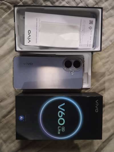 Vivo V60 Lite 5G 12/256 - 10/10 - Full Box - 3 Months Warranty