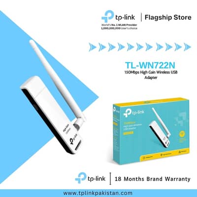 Tp-link TL-WN722N Wifi Adapter 150Mbps High Gain Wireless USB Adapter