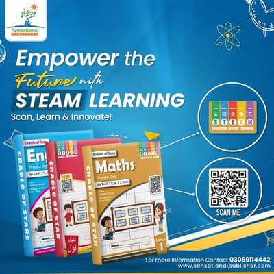 3 Practice Copies Set Level 1 English, Urdu & Maths for Early Ages