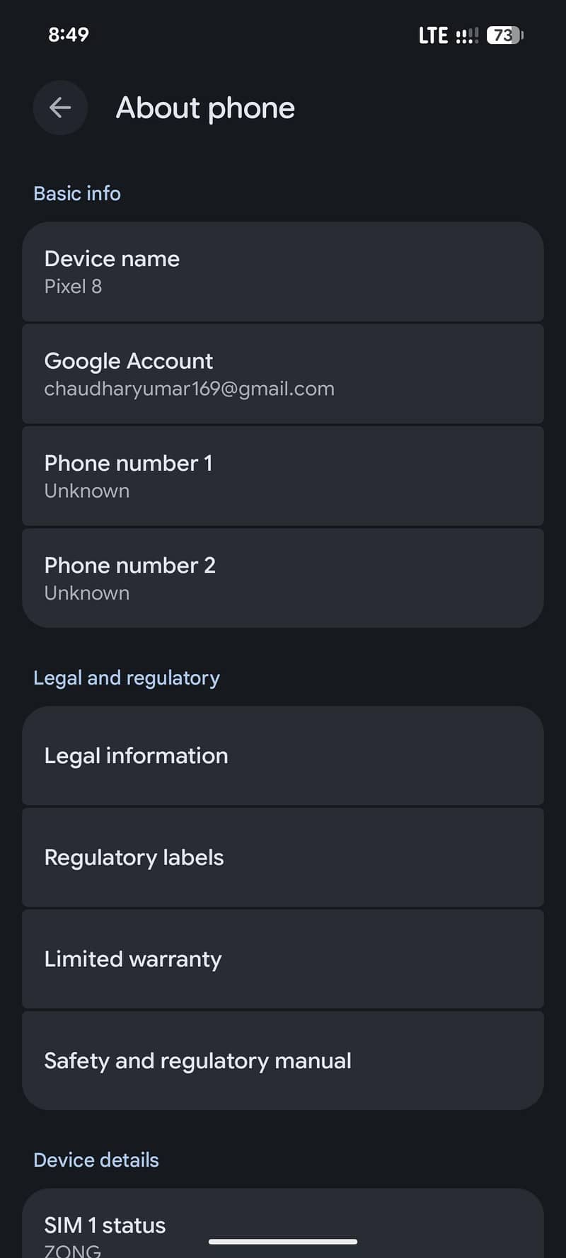 Google Pixel 8 6