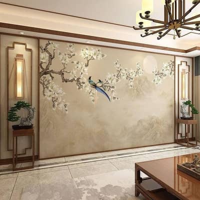 3D Customised Wallpaper | Stretch Ceiling | Canvas Frame | Vinyle