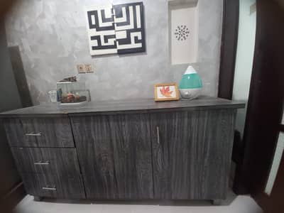 Modern Multi-Purpose Wooden Cabinet / Credenza / Sideboard