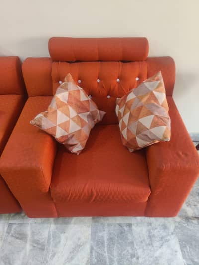 6 Seater Luxury Sofa Set – Molty Foam & Premium Quality Wooden Frame