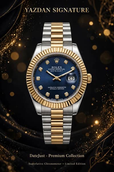 Rolex Datejust Blue Dial – Premium Two-Tone Luxury Watch