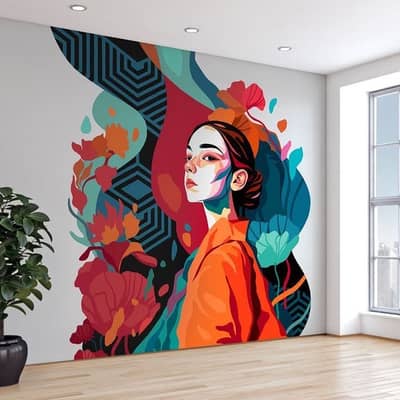 Office & Cafe Wallpaper Lahore | Gulberg 3D Canvas Prints