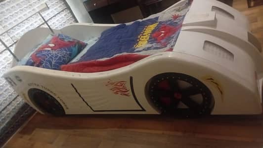 Ferrari kids bed with mattress 100 % wood
