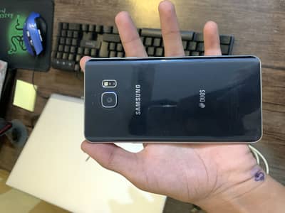Samsung galaxy note 5 dual sim PTA approved, 10 by 10 condition