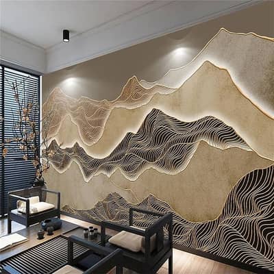 3D Customized Wallpaper Bahria Town | Room Estimate Available