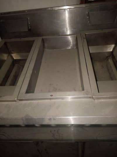 manual gas fryer for chips rool and samosas
