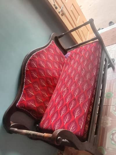 Beautiful Wooden Sofa 2 Seater for Sale