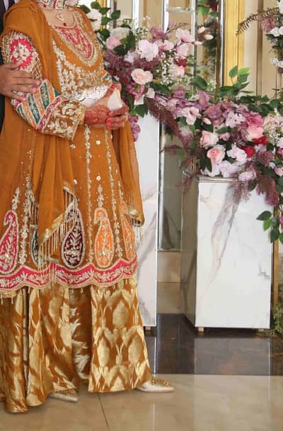 heavy handmade work dress