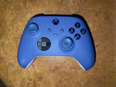 Blue Xbox wireless controller