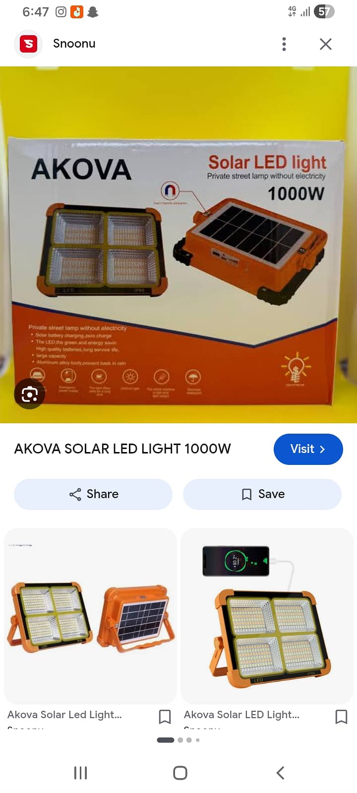 Led lite solar 0