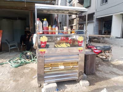 fries stall sell & counter