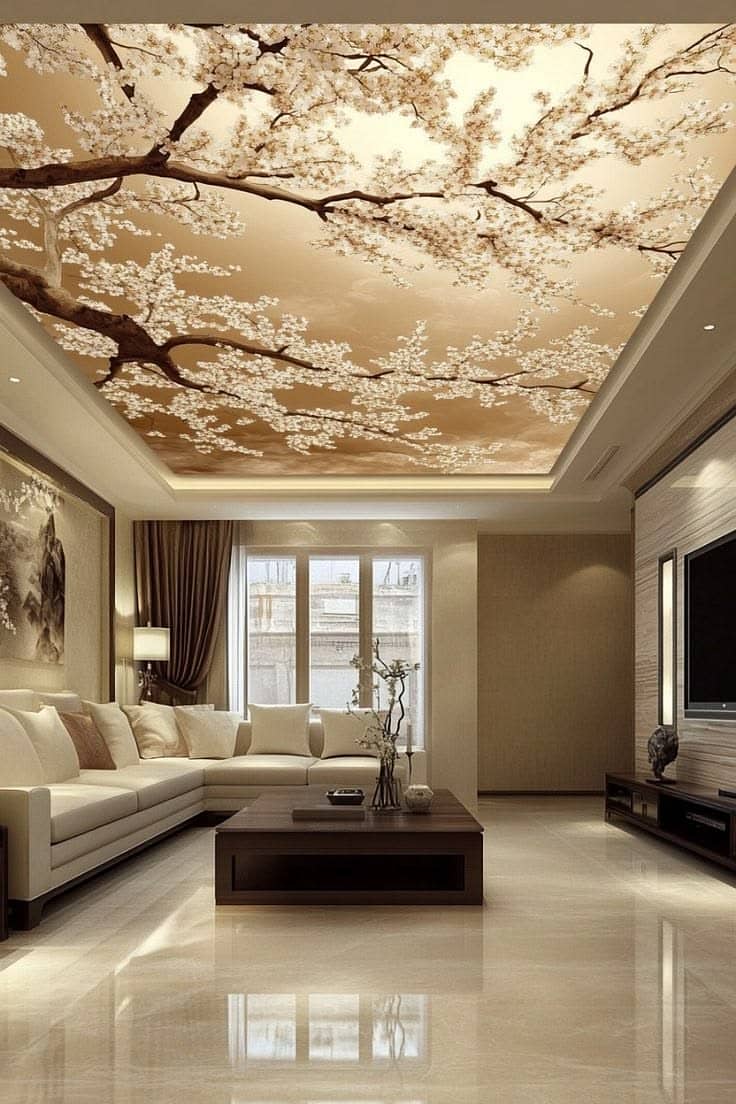 Wallpaper, Canvas Frames & Stretch Ceiling Model Town 19