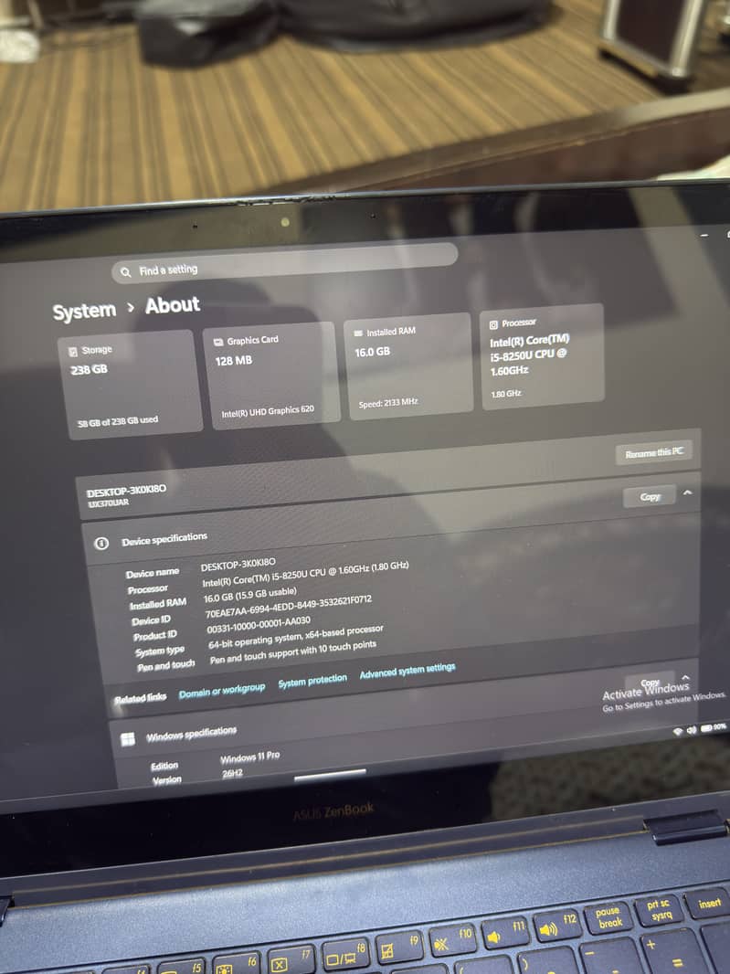 Asus zenbook 1