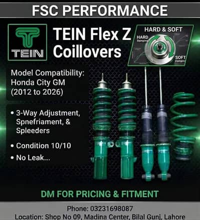 Honda City GM GM2 & New City Coilovers.