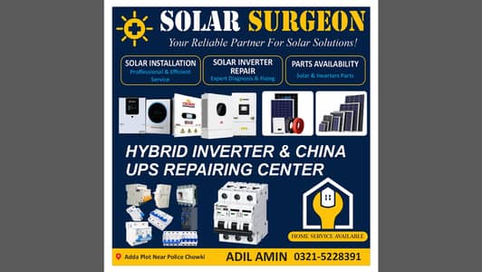 UPS SOLAR HYBRID INVERTER REPARING