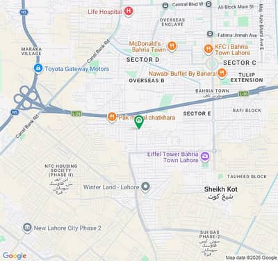 10 Marla most prime location of Talha block plot for sale possession utility paid near park masjid and commercial