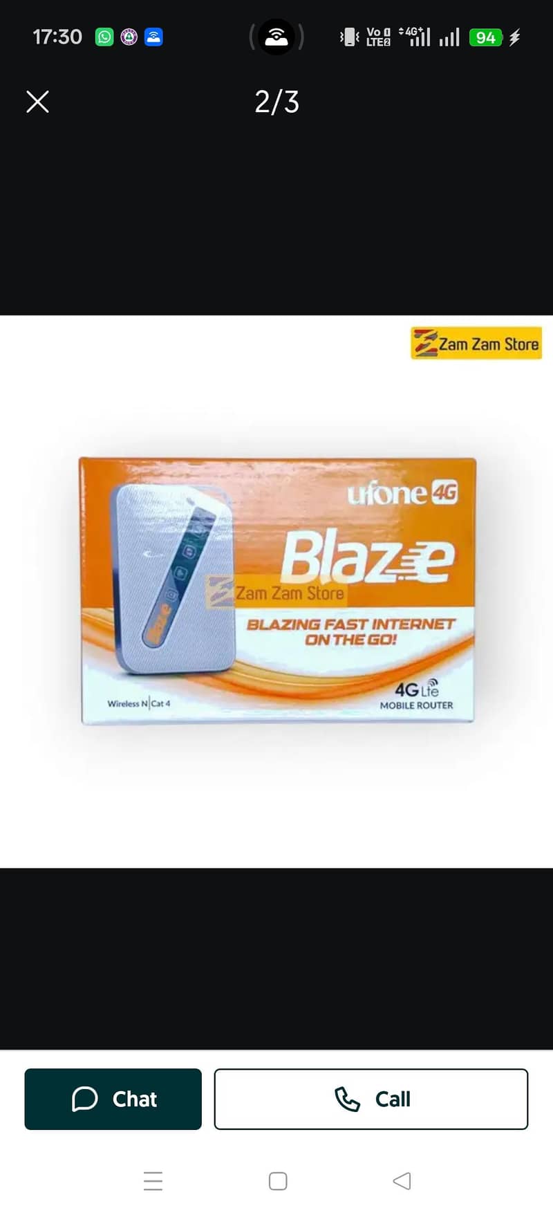Ufone internet device 0