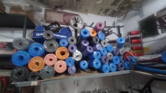 03335401216 yoga mat resistance band pullup bar pulley bench press gym