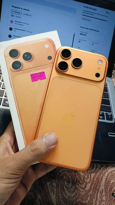 iPhone 17 Pro Max 256GB JV Non PTA Cosmic Orange 100% Battery