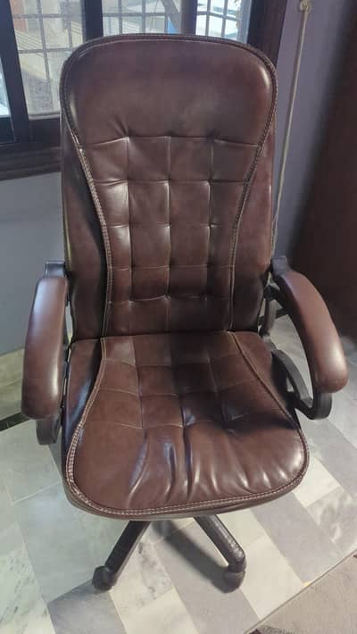 Leather Desk Chair / Work Chair
