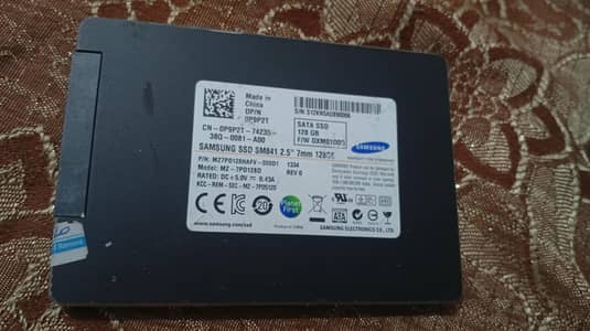 Samsung sdd Hard Disk 180gb