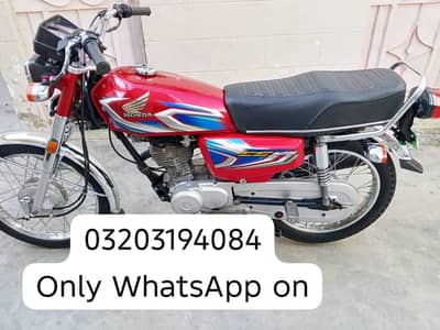 Honda CG 125 Karachi registration for sale raabta only WhatsApp on