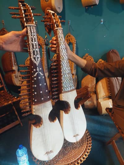Rabab with accessories (all type rubab ,half sadaf, full sadaf robab)