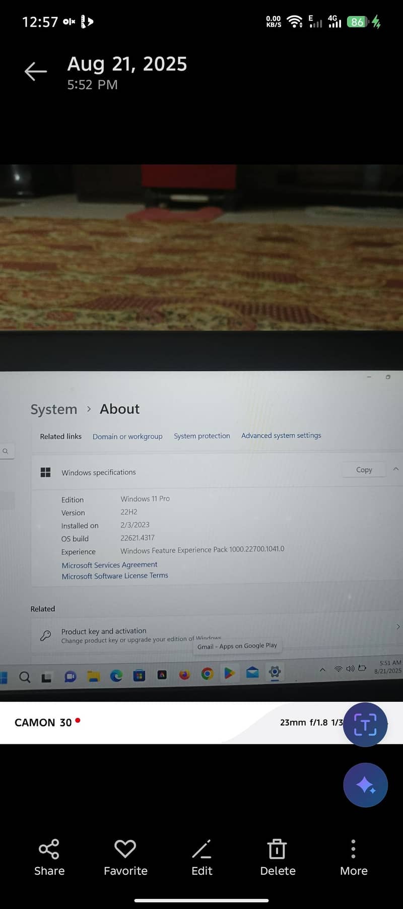Dell Laptop 8