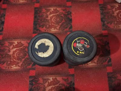 Title: Pair of 6 KG Dumbbells – 12 KG Total