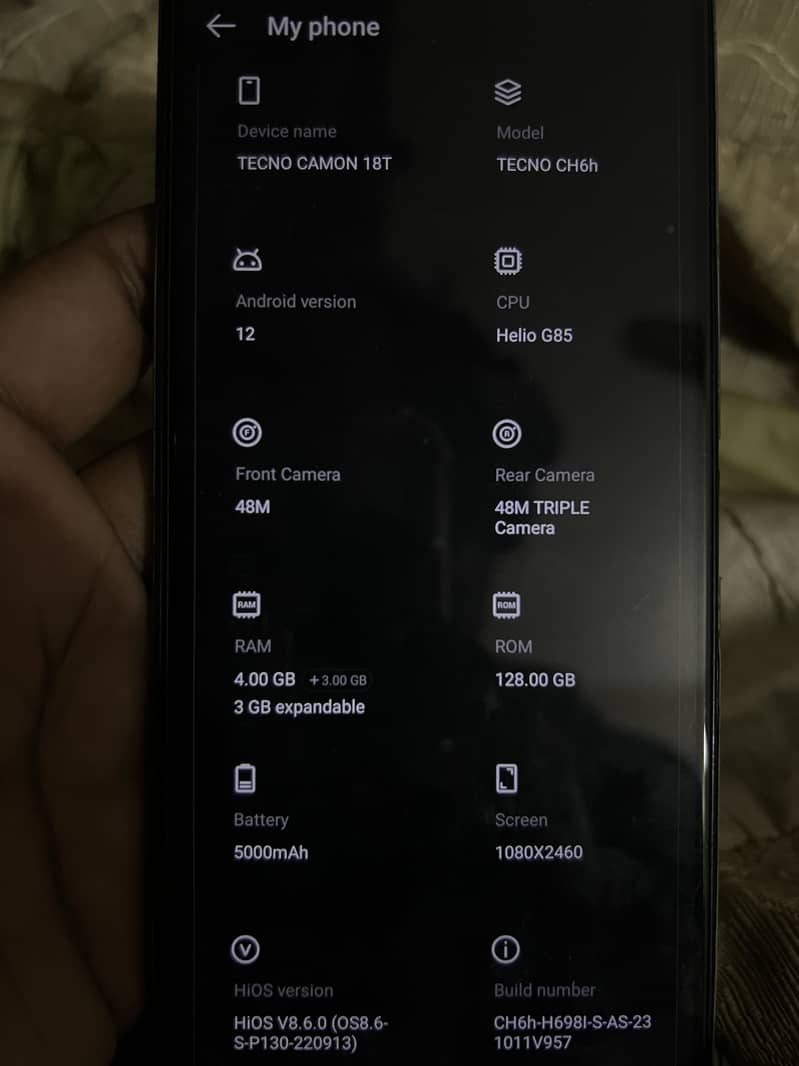 Tecno CAMON 18T 1