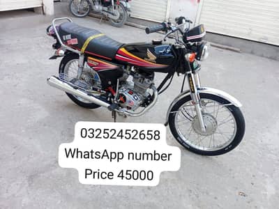 Honda 125cc urgent for sale model 2012