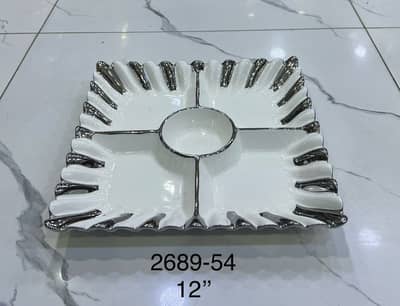 Premium Dry Fruits Plates | Stylish Dry Fruit Serving Tray |Decorative