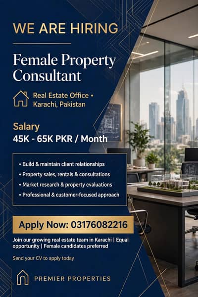 We are Hiring-for females