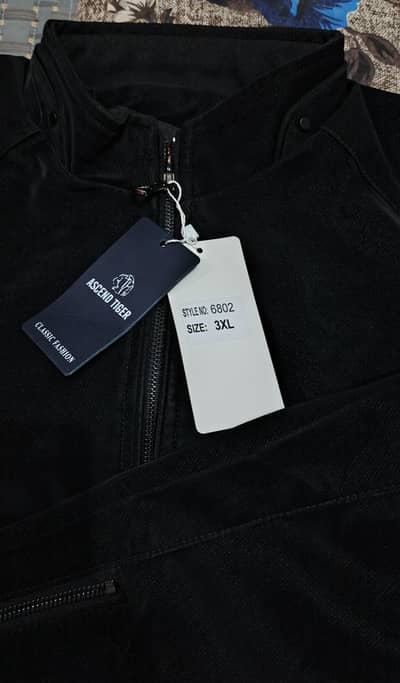New silky lather Jacket