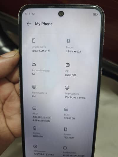 03043428533==== call only. . . nfinix Smart 9