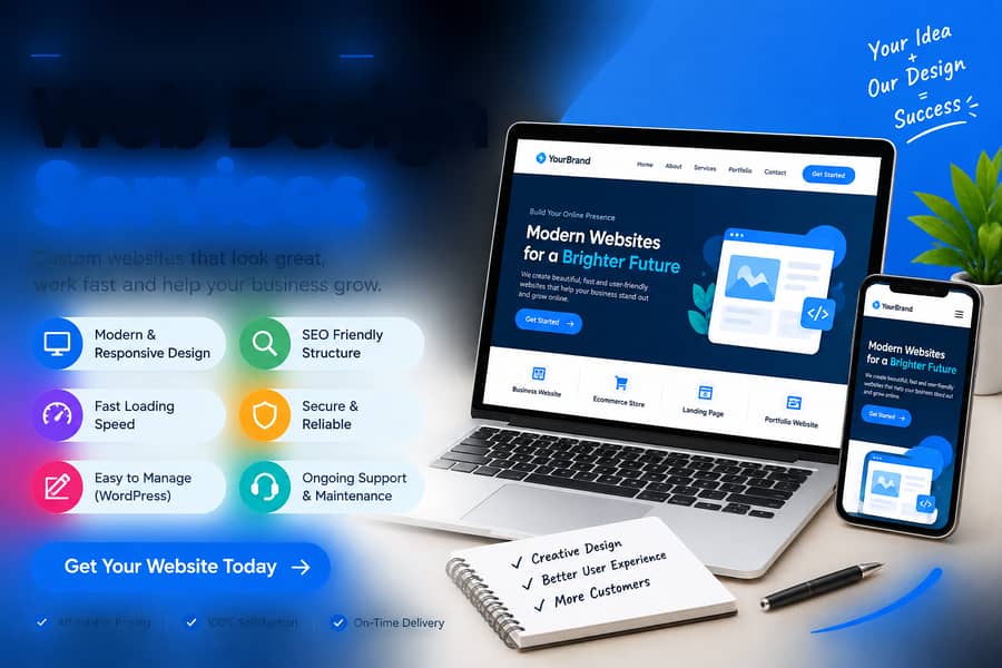Professional Website Design, WordPress & E-Commerce Services 0