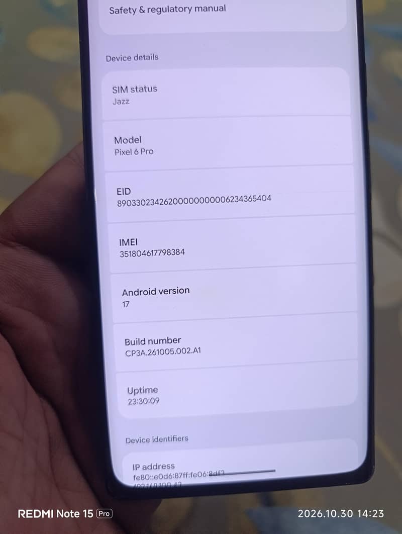 Google Pixel 6 Pro 1