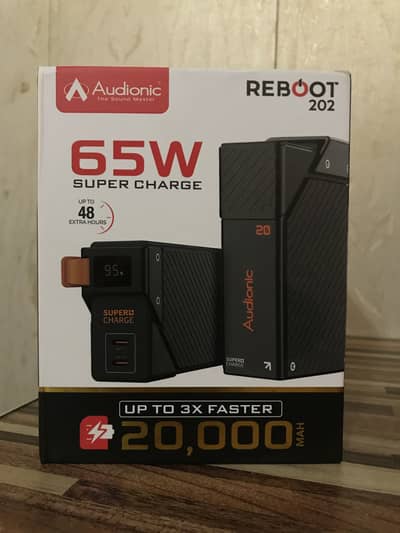 Audionic Reboot 202 (65 watts super charge 20,000 MAH)