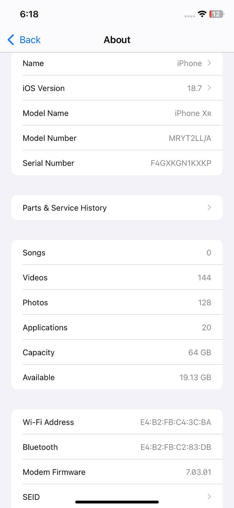 Apple iPhone XR 0