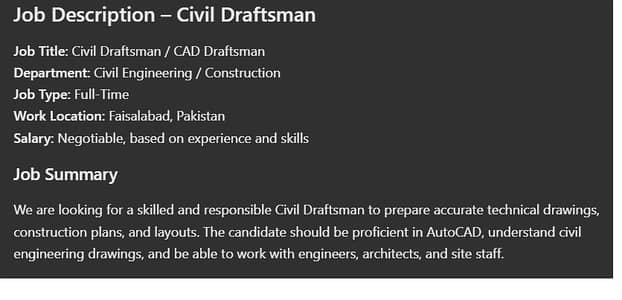 Civil Draftsma