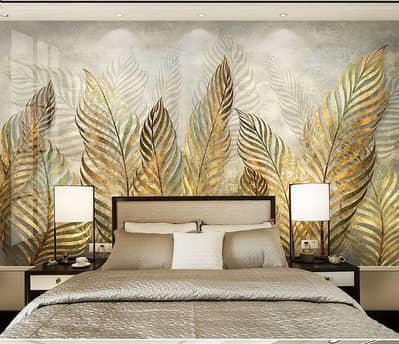 3D Wallpaper Garden Town Lahore | Say Goodbye to Paint | Waterproof