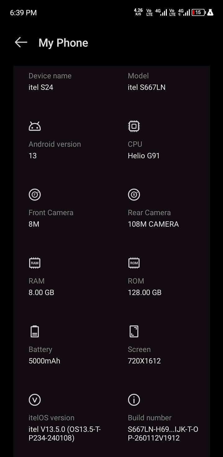 Itel S24 5